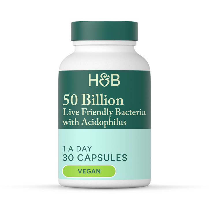 Holland & Barrett Friendly Bacteria 50 Billion 30 Capsules